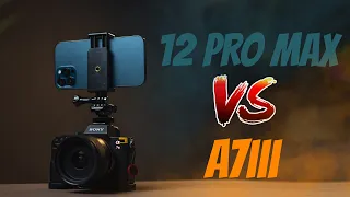 iPhone 12 Pro Max vs A7iii | Video Test