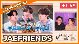 Learn Korean with SEANNA TV | [JAE FRIENDS] with TXT Yeonjun and Beomgyu [LIVE / FULL!]