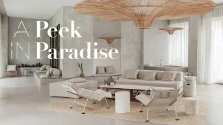 Minimalist Industrial Home Tour in Bali | A Peek in Paradise S2 EP1 | Bali Interiors