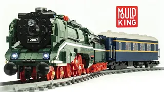 Mould King 12007 German Express Building Blocks Bricks Train Set Unboxing & Review