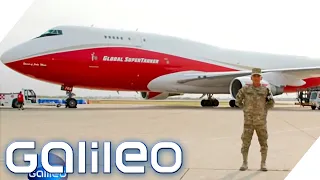 Das größte Löschflugzeug der Welt | Galileo | ProSieben