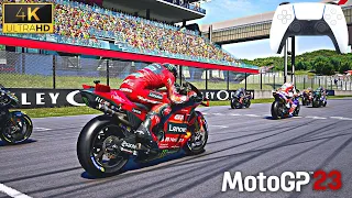 MotoGP™23 | Francesco Bagnaia at Mugello Circuit Race | PS5 Controller Cam gameplay 4K 60FPS