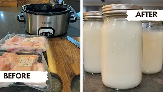 First Attempt at Home Rendered Lard