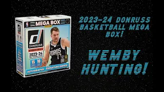 2023-24 Donruss Basketball Mega Box! - WEMBY HUNTING!