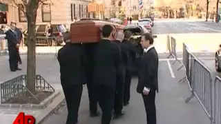 Raw Video: Natasha Richardson Casket Leaves