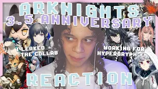 Let's Talk About Arknights 3.5 Anniversary... | Arknights CN Reaction