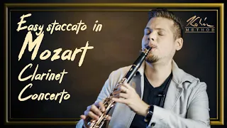 [KM001 - MINI] How to play easily staccato in Mozart's Clarinet Concerto