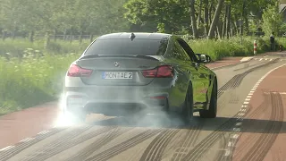 BMW M Cars Accelerating, BURNOUTS! 1M, M3 CSL, 919HP Single Turbo M4, M5 E60, M3 E92 iPE, M2, M4 CS