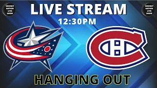 PLAY-BY-PLAY COLUMBUS BLUE JACKETS VS MONTREAL CANADIENS