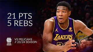 Rui Hachimura 21 pts 5 rebs vs Pelicans 23/24 season