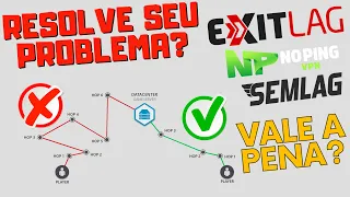 Como mudar a rota da internet e diminuir PING |  Exitlag ou Noping Qual o Melhor?  Vale a pena?