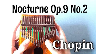 Chopin - Nocturne Op.9 No.2 (Easy Tabs/Tutorial/Play-Along) - Kalimba Cover