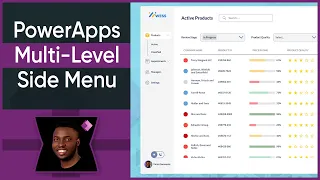 How to create a Modern MULTI-LEVEL Side Menu in PowerApps