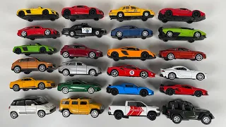 Review lot of Toyota Supra, BMW, Jeep Rubicon, Lambo, Volkswagen, Ford, Bugatti, Police Cars