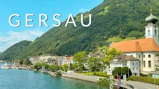 Gersau, Switzerland - The idyllic village in the Riviera of central Switzerland