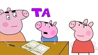 GEORGE NO SABE LEER Y PEPPA LO MOLESTA