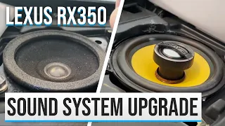 Lexus RX 350 Sound System Upgrade