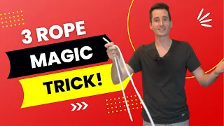 BEST 3 Rope Magic Trick! (Multiple Methods - Tutorial) Professor's Nightmare Revealed & Explained