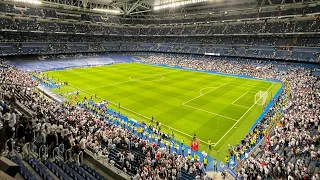 Hala Madrid y nada más & CL Anthem | Real Madrid vs Man City UCL 2022-23 | Estadio Santiago Bernabéu