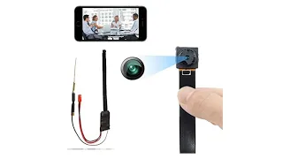 HD WiFi Mini Pin Hole Camera S06 1080p #Allinone Review #Gohar