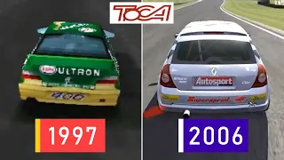 Evolution of TOCA Racing Video Games 1997-2006