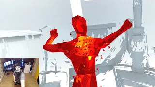 SuperHot VR Speedrun - Graveyard (9.12)