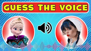 Guess The Wednesday & Disney Characters By Voice | Wednesday Quiz|Great Quiz
