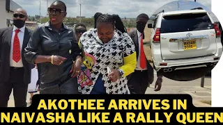 AKOTHEE ARRIVES IN NAIVASHA LIKE A QUEEN / WRC