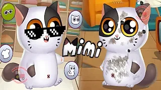 СИМУЛЯТОР КОТЕНКА МИМИТОС #1 My Virtual cat Mimitos 2 РАДУГАРОГ в новой игре про котенка с улицы #ММ