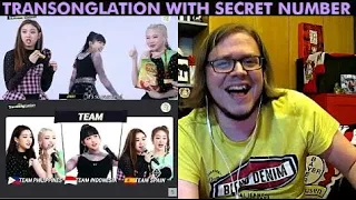 SECRET NUMBER TRANSONGLATION REACTION | K-Pop Stars sing in THREE Languages🎤| INA/TAG/SPN