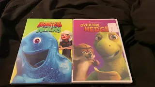 Monsters VS Aliens & Over The Hedge DVD Unboxing