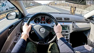 2007 Volkswagen Passat B6 [2.0 TDI 136HP] |0-100| POV Test Drive #1125 Joe Black