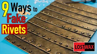 9 Fake Rivet Techniques You Should Know! Foamsmithing Basics for Steampunk Cosplay and Foam Armour