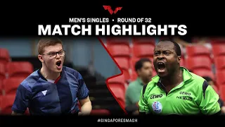 Quadri Aruna vs Alexis Lebrun | MS R32 | Singapore Smash 2023