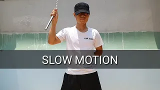 [TUA CHẬM _ SLOW MOTION] Trích đoạn chuyền côn nhị khúc. #nunchaku tutorial