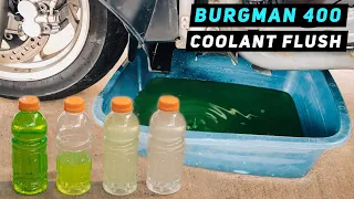 Suzuki Burgman 400 Coolant Flush Change 2007-2016 | Mitch's Scooter Stuff