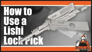 How to Use a Lishi 2-In-1 Lock Pick & Decoder | Ford 8 Cut F038