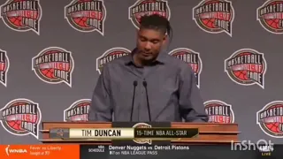Tim Duncan Can't Stop crying when talking about Kobe Bryant(Black Mamba)!NBA Hall Of Fame2021|14 May