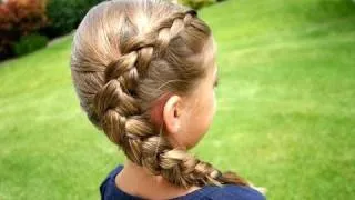 Same-Side Dutch Braid | Medium Hairstyles | Cute Girls Hairstyles