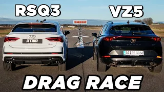 Audi RSQ3 vs. CUPRA Formentor VZ5 | DRAG RACE