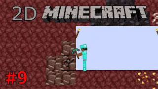 2D Minecraft - Mining NETHERITE!!! [Paper Minecraft #9]