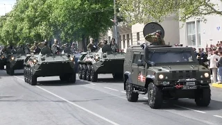 Парад военной техники в День Победы Севастополь 2017 год