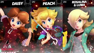 Smash Mods Ultimate:  Inkling Fashion Battle Daisy vs Peach vs Rosalina