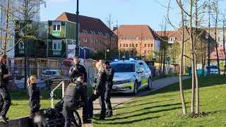 Politijagt efter motorcykel i Mjølnerparken 03-05-2023