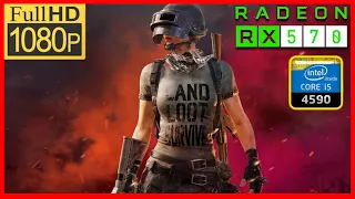 PlayerUnknown's Battlegrounds - RX 570 4GB - i5 4590 - 1080p