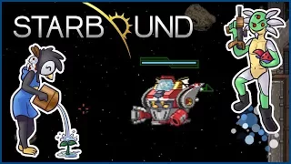 Starbound Multiplayer w/ Tortimer // 5 // Space Mech Test Drive!