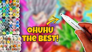 HOW GOOD are OHUHU Markers? EPIC Art with 150+ Markers!