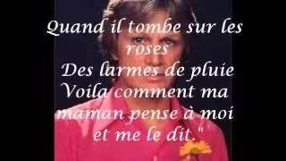 Claude François - Les anges, les roses et la pluie