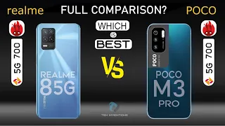 POCO M3 PRO vs Realme 8 5G  Full Specification Full Comparison 🔥🔥 Dimensity 700 5G