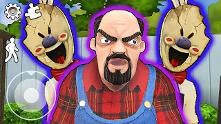 Funny moments in Scary Stranger 3D Game || Experiments with Bob 01